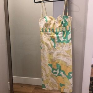 Emilio Pucci Strapless / spaghetti strap summer dress size 38 us 4